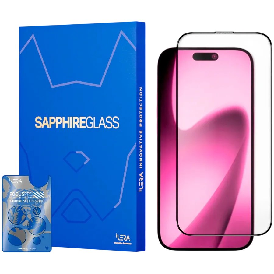 Захисне скло iLera Sapphire Ultra Glass для iPhone Air (ILSPDLPL17AIR)