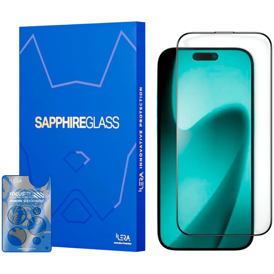 Захисне скло iLera Sapphire Ultra Glass для iPhone 17 Pro (ILSPDLPL17PR)