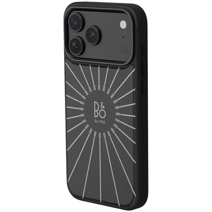 B&O BY ASBIS Чохол Glass version with MagSafe Black Anthracite для iPhone 17 Pro