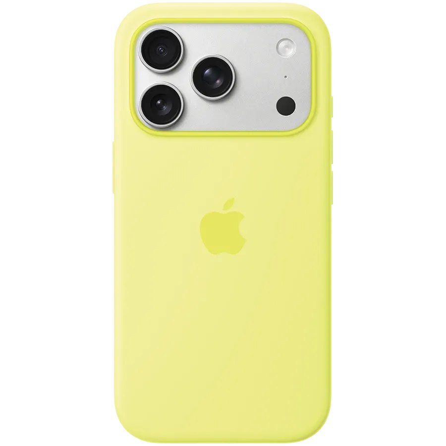 Apple Чохол силіконовий з MagSafe Neon Yellow для iPhone 17 Pro