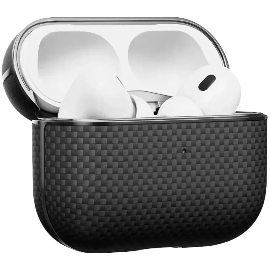 PITAKA Чохол Aramid Fiber  Plain Black/Grey для AirPods Pro (Gen2)