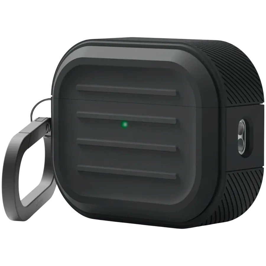 ELAGO Чохол Armor Silicone Hang  Чорний для AirPods Pro (Gen3)