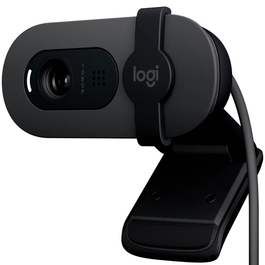 Веб-камера LOGITECH Brio 100 Full HD Webcam - GRAPHITE - USB - EMEA28-935 (L960-001585)