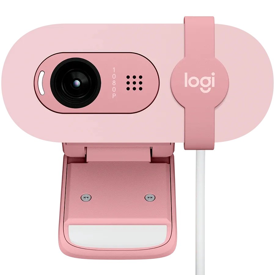 Вебкамера LOGITECH Brio 100 Full HD Webcam - ROSE - USB - EMEA28-935 (L960-001623)
