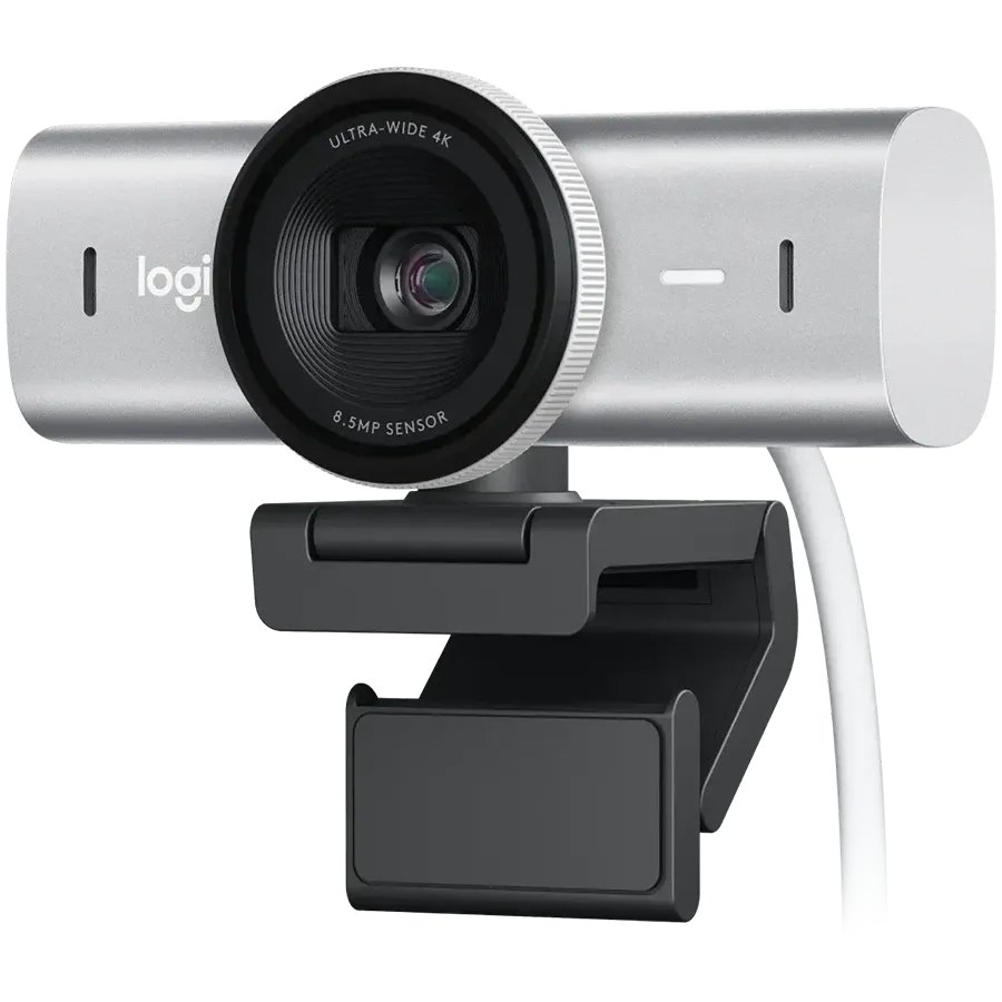 Веб-камера LOGITECH MX Brio 4K, Pale Grey (L960-001554)