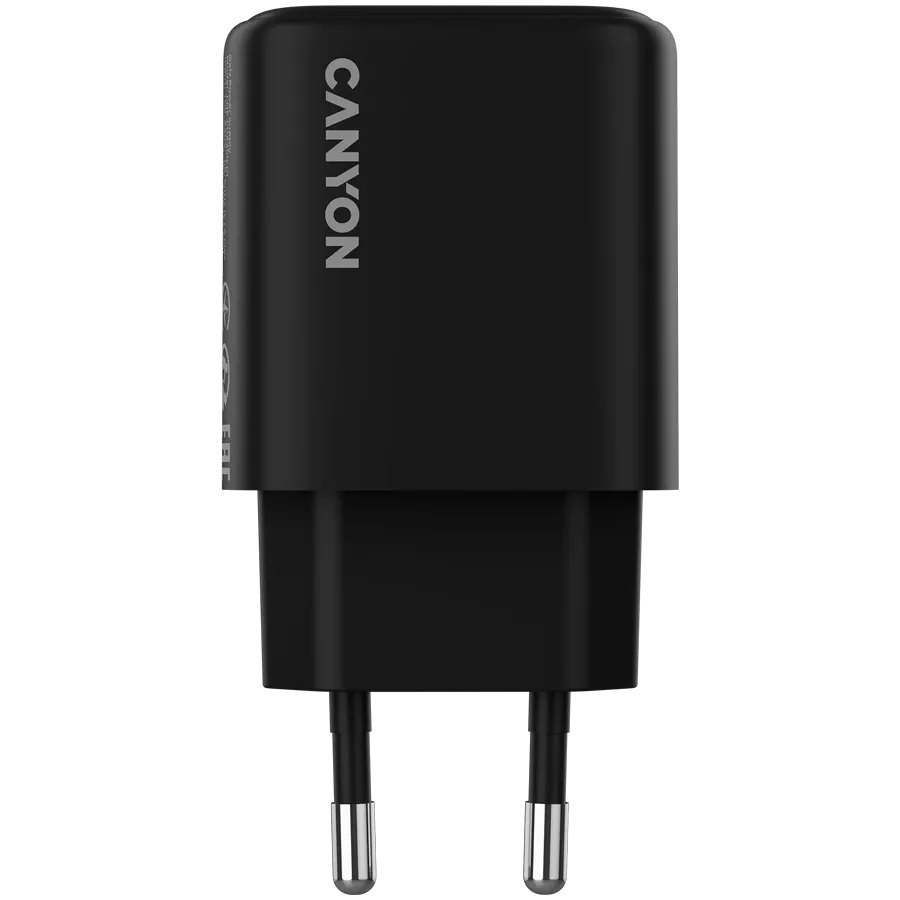 CANYON Адаптер живлення OnCharge 250 1*USB-C 1*USB Тип C, 25 Ват