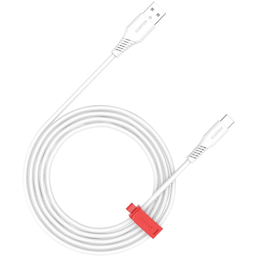 CANYON USB-A to USB-C Cable , Білий, 1.2м