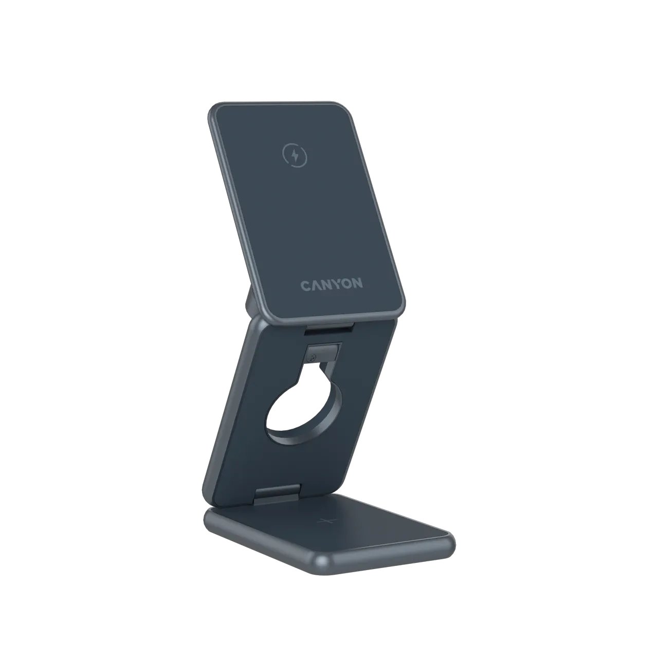Бездротовий зарядний пристрій Canyon OnCharge 309 15W 3in1 Metal (CNS-WCS309M)