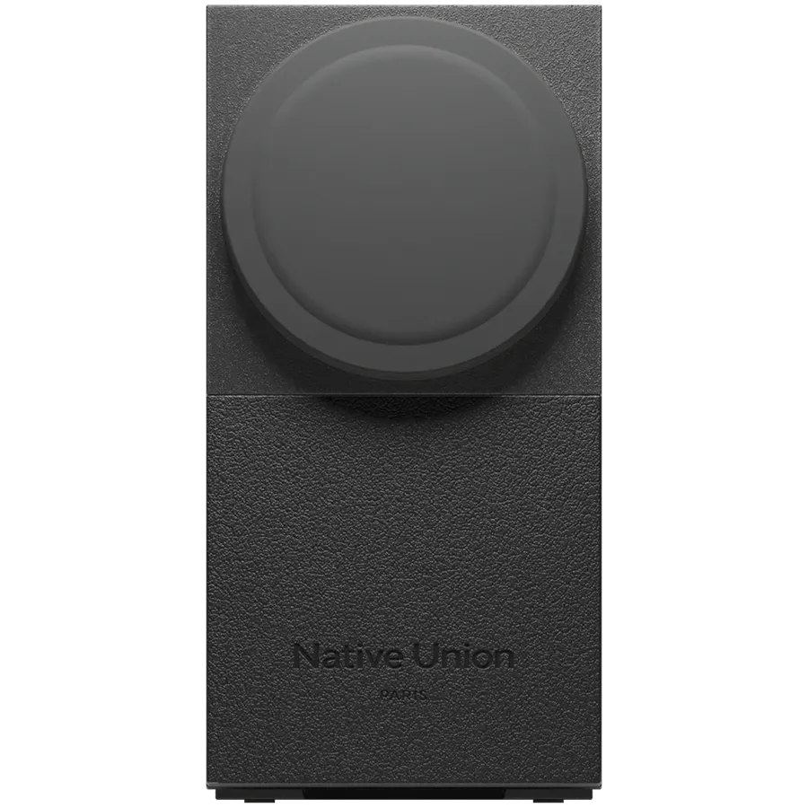 Бездротовий зарядний пристрій Native Union Rise 3-in-1 Qi2 Black (RS-3IN1-BLK-INT)