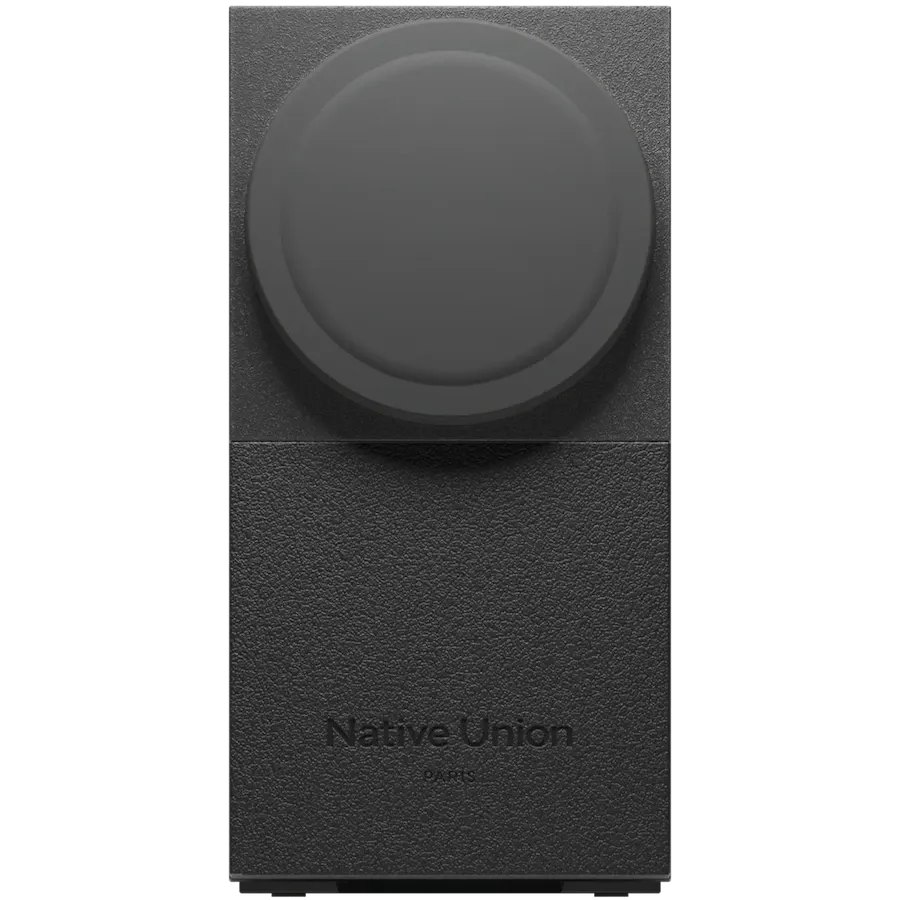 Бездротовий зарядний пристрій Native Union Rise 2-in-1 Qi2 Black (RS-2IN1-BLK)