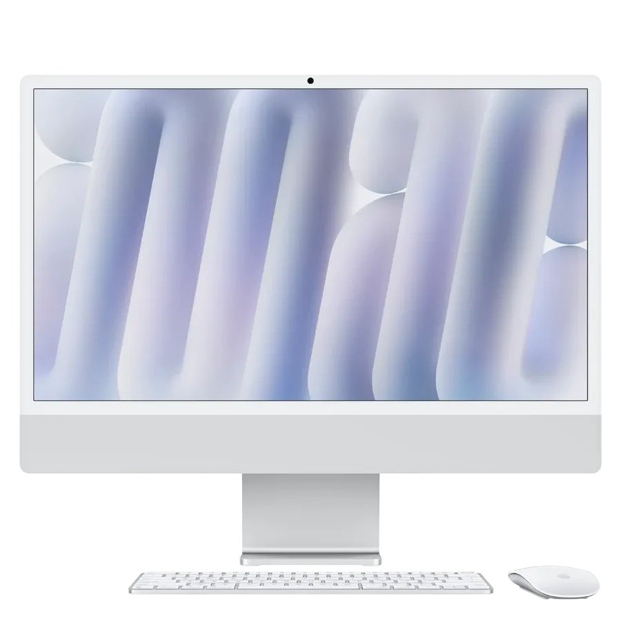 iMac 24-inch M4, 10C CPU 10C GPU, 24ГБ 512ГБ Твердотільний накопичувач, Сріблястий
