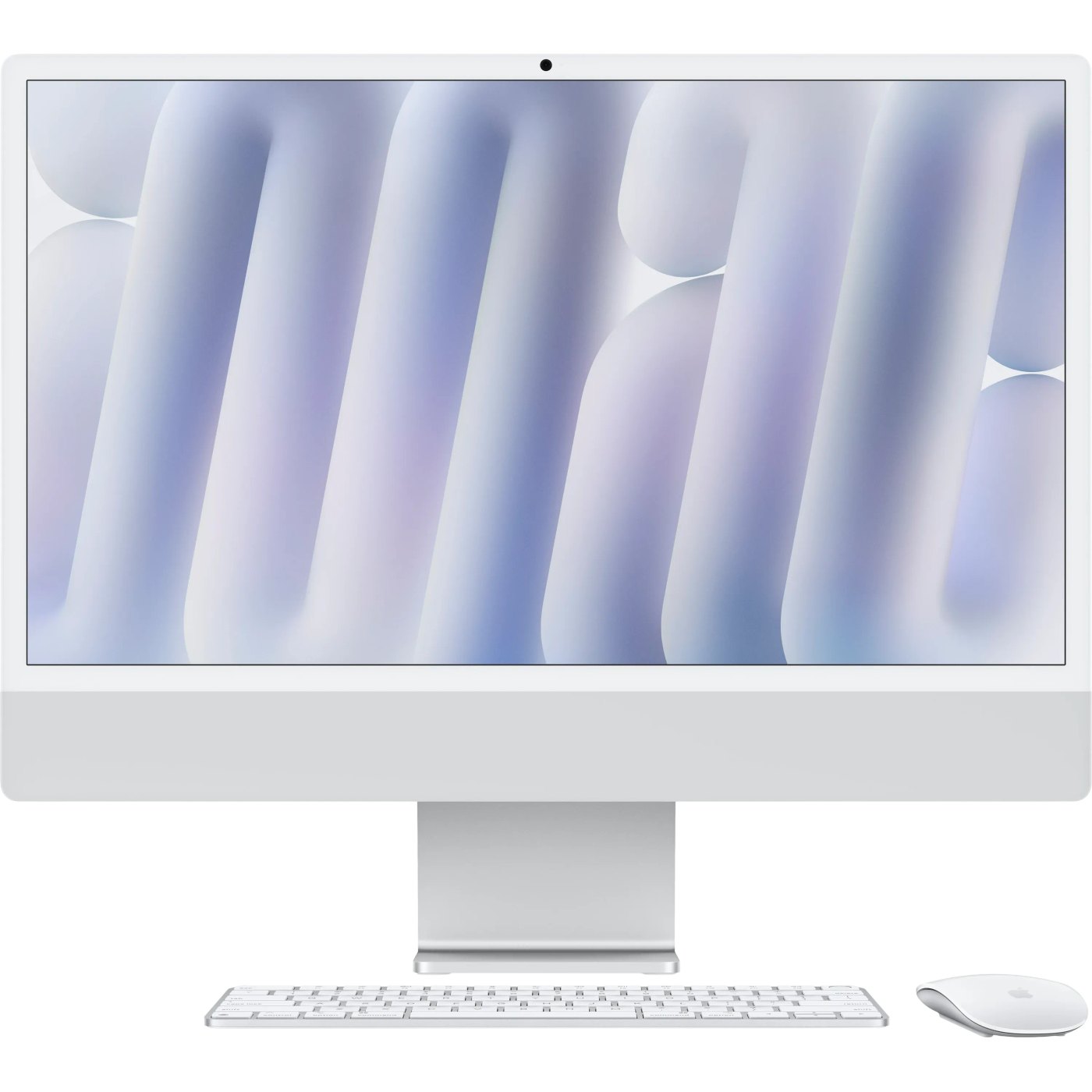 iMac 24-inch M4, 10C CPU 10C GPU, 16ГБ 256ГБ Твердотільний накопичувач Нанотекстурное стекло, Сріблястий