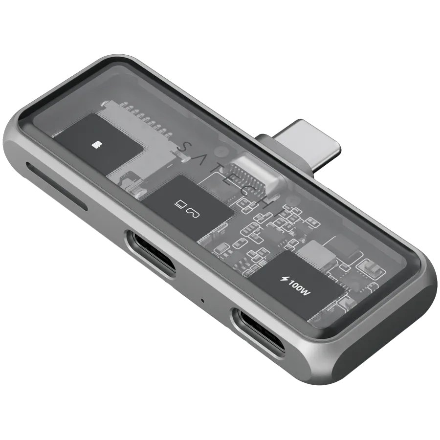 Хаб Satechi Mobile XR with microSD Reader Space Grey (ST-HXRSDM)