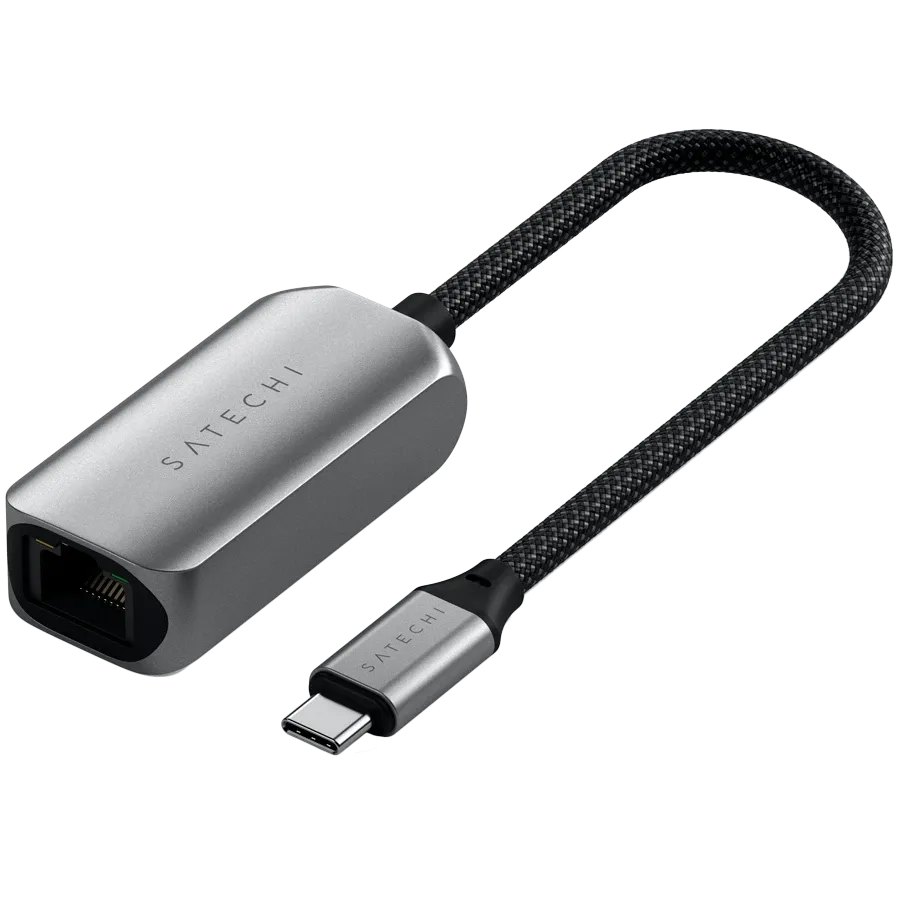 Перехідник SATECHI USB-C 2.5 Gigabit Ethernet Adapter Space Gray