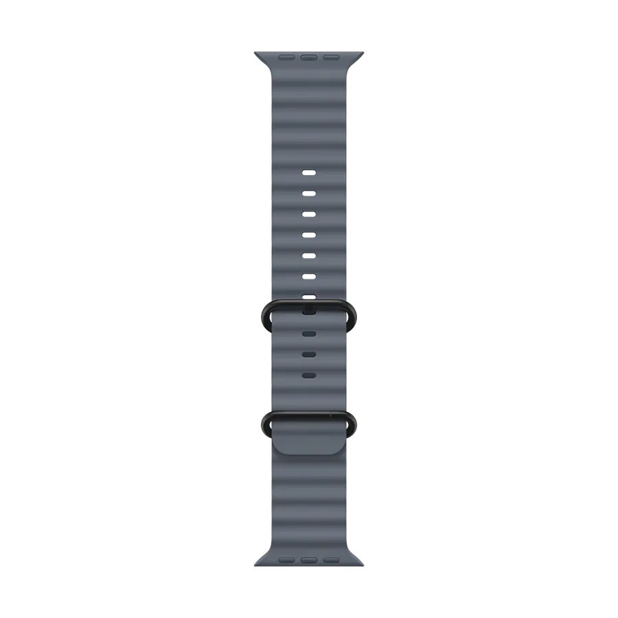 Apple 49mm Ocean Band Ремінець Ocean Band Anchor Blue за Apple Watch 44 mmApple Watch 45 mmApple Watch 46 mmApple Watch 49 mm 44/45/46/49 mm