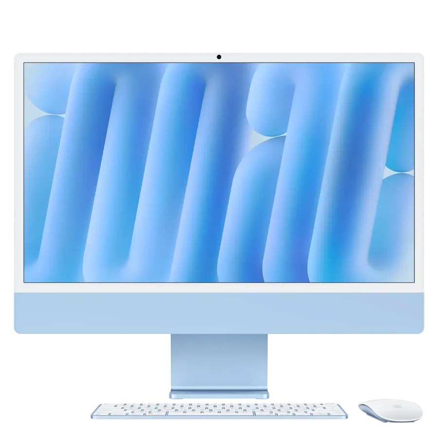 iMac 24-inch M4, 10C CPU 10C GPU, 16ГБ 256ГБ Твердотільний накопичувач, Синій