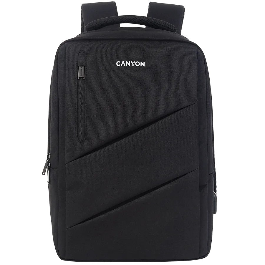 CANYON Рюкзак Laptop backpack для 15.6 inch Чорний для MacBook Pro 14/MacBook Pro 15/Ноутбук до 15.6-inch