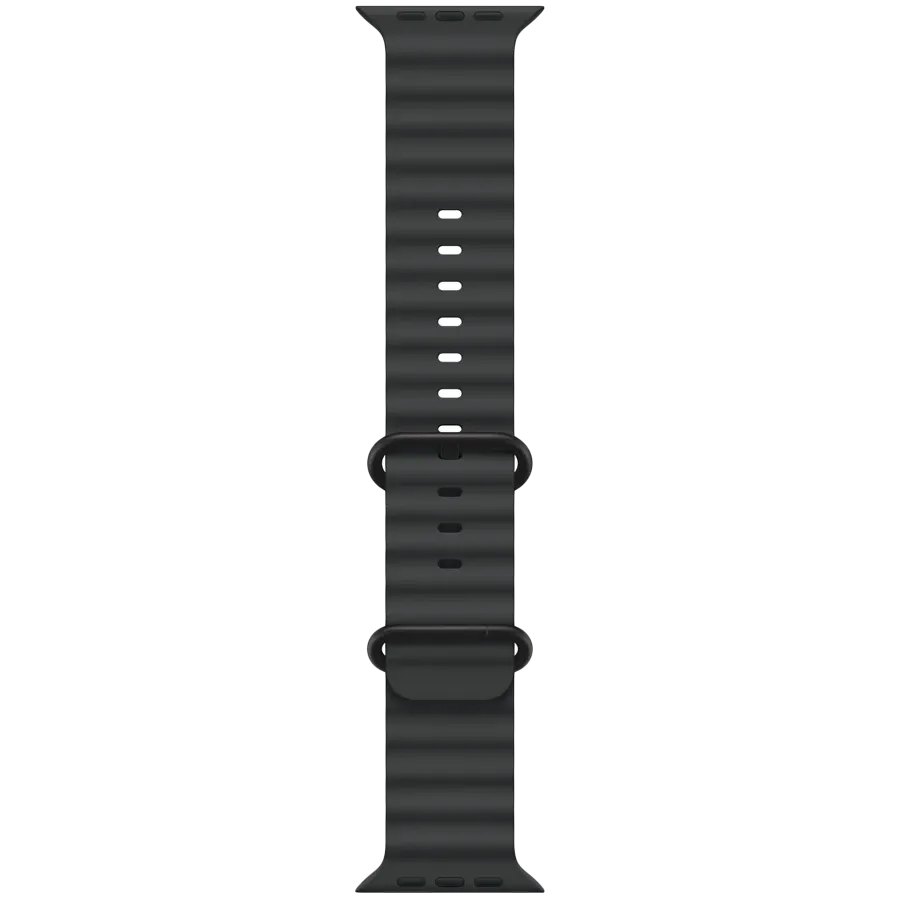 Apple 49mm Ocean Band - Black Titanium Finish Ремінець Ocean Band - Black Titanium Finish Чорний за Apple Watch 44 mmApple Watch 45 mmApple Watch 46 mmApple Watch 49 mm 44/45/46/49 mm