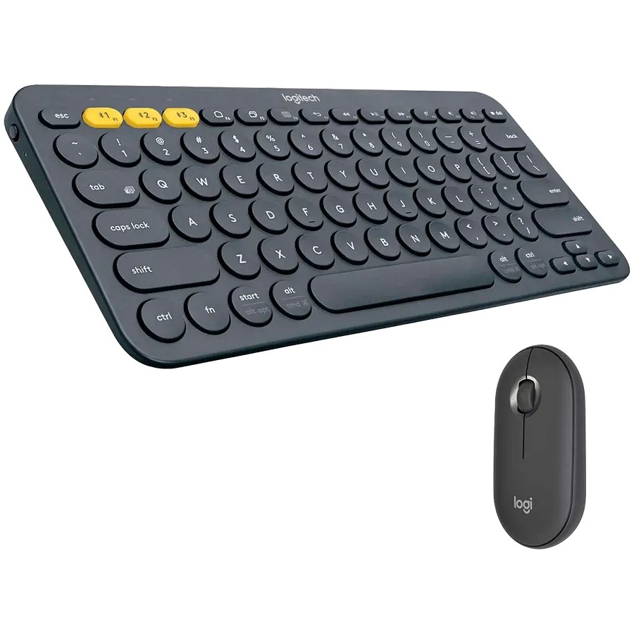 Комплект бездротовий LOGITECH Pebble 2 Combo Tonal Graphite (L920-012239)