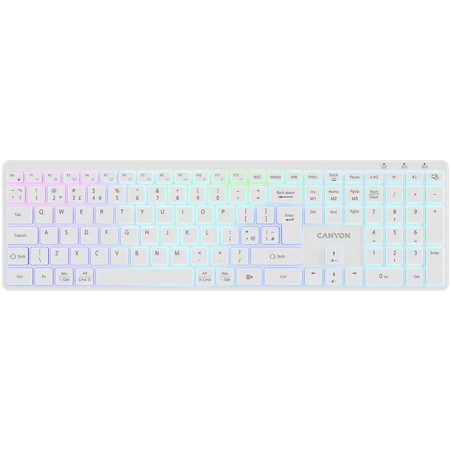 CANYON HKB-W11 Клавіатура, Великобританія/US English