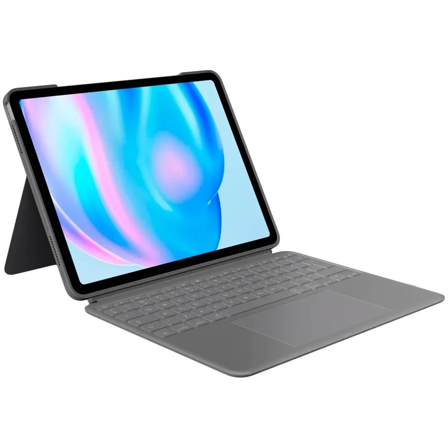 Чохол-клавіатура LOGITECH Combo Touch iPad Air 11-inch (M2)-OXFORD GREY-US-INTNL-IPAD AIR 11 M2/3, IPAD AIR 5