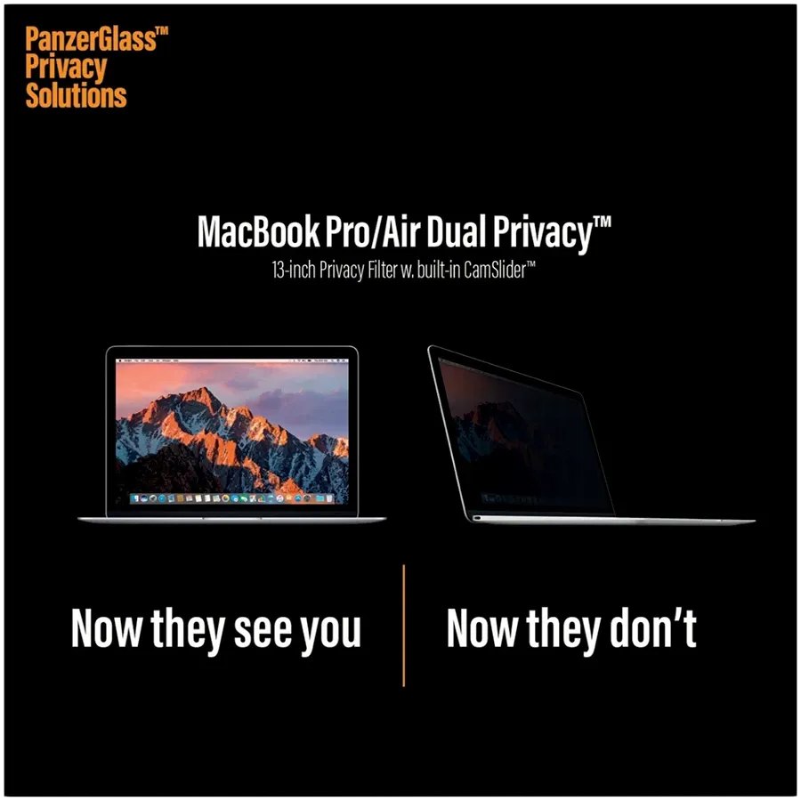 PANZERGLASS Dual Privacy для MacBook Air 13/MacBook Pro 13