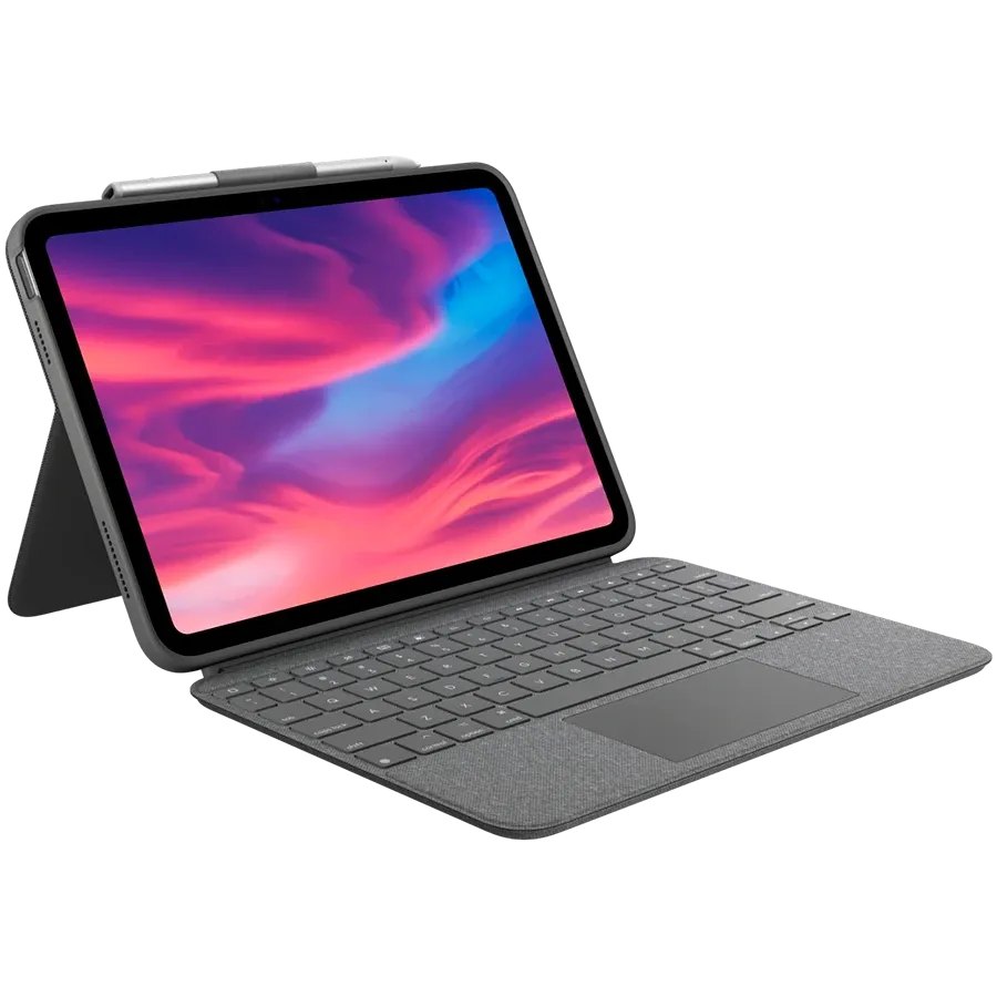 LOGITECH (CIS) Чохол-клавіатура Combo Touch  Oxford Grey для iPad (10th generation)