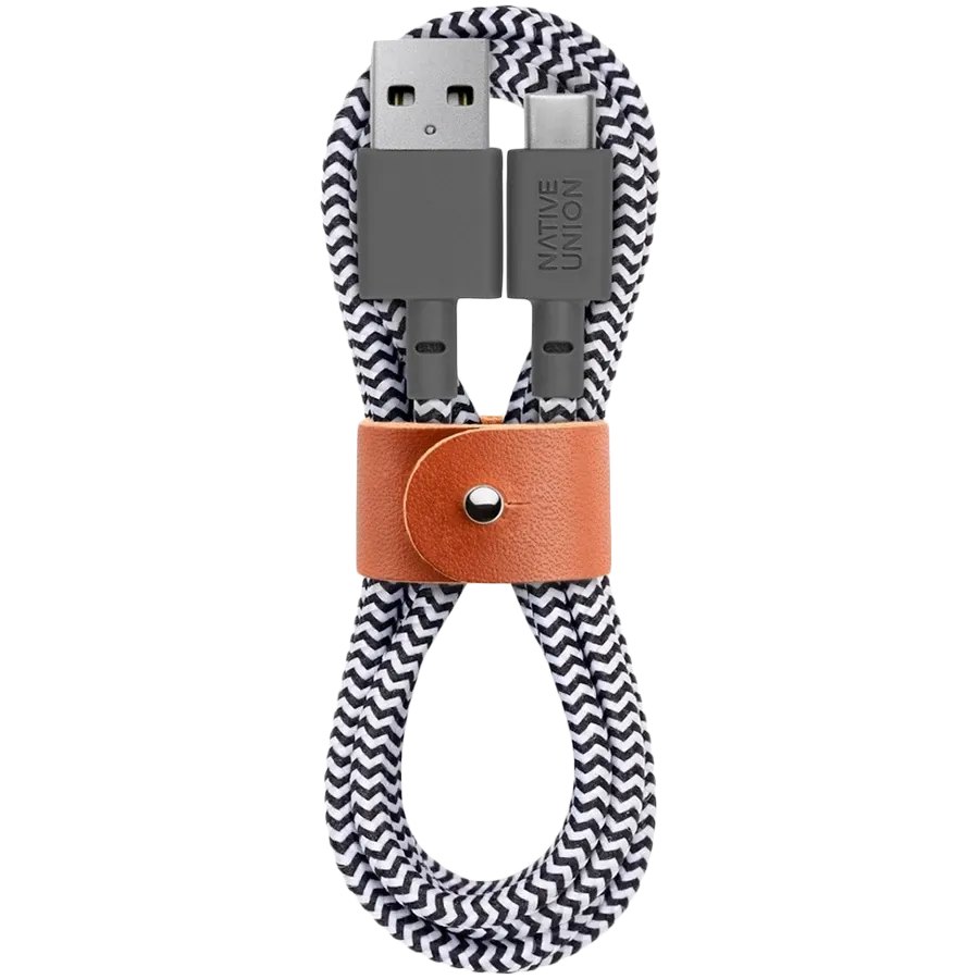 Кабель NATIVE Union Belt Cable USB-A to USB-C Zebra 1.2 m