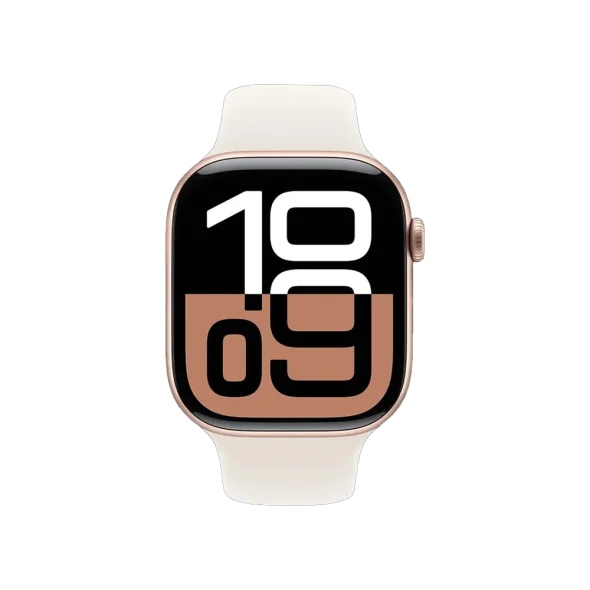 Смарт-годинник Apple Watch Series 10 GPS 42mm Rose Gold Alu. Case w. Light Blush Sport Band - S/M (MWWH3)