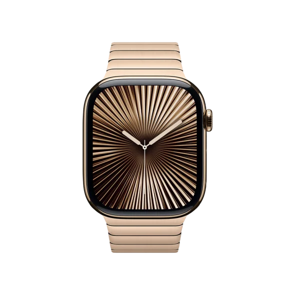 Смарт-годинник Apple Watch Series 10 GPS + Cellular 46mm Gold Titanium Case w. Gold Link Bracelet (MX183+MXMH3)