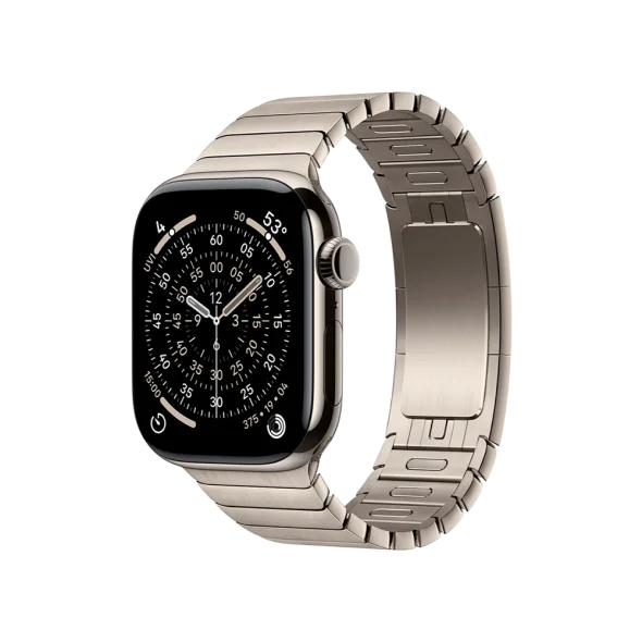 Смарт-годинник Apple Watch Series 11 GPS + Cellular 42mm Natural Tit. Case w. Natural Link Bracelet (MF9H4+MXMA3)