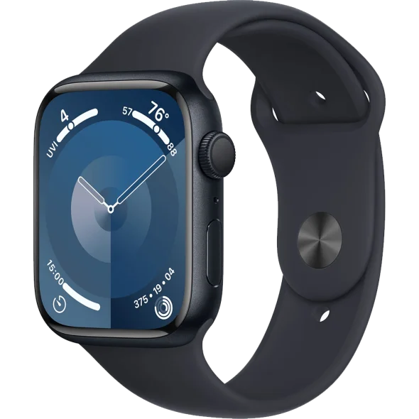 Смарт-годинник Apple Watch Series 9 GPS 41mm Midnight Aluminum Case w. Midnight Sport Band - M/L (MR8X3)