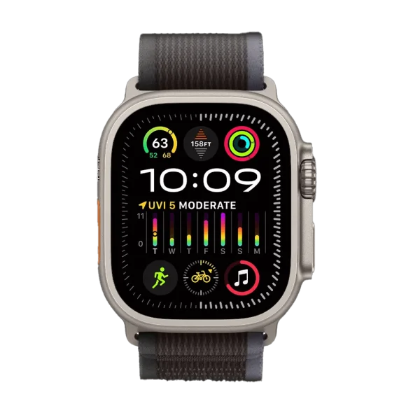 Смарт-годинник Apple Watch Ultra 2 GPS + Cellular 49mm Titanium Case with Blue/Black Trail Loop - M/L (MRF63/MRFR3)