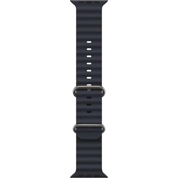 Смарт-годинник Apple Watch Ultra GPS + Cellular 49mm Titanium Case with Midnight Ocean Band (MQET3/MQFK3)